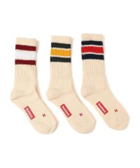 SHIPS any WOMEN/Healthknit: 3ピース ライン ソックス/506002993