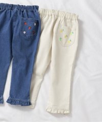 apres les cours/WEB限定 フルーツ刺繍ポケットパンツ  10分丈/506567675