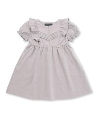 BeBe Petits Pois Vert/センタータックパフスリーブワンピース(95~150cm)/507805423
