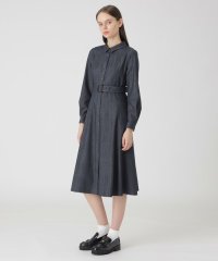 BLUE LABEL CRESTBRIDGE/スラブシャンブレーデニムドレス/507833536