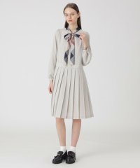 BLUE LABEL CRESTBRIDGE/コットンライクナチュラルローンボウドレス/507833538