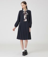 BLUE LABEL CRESTBRIDGE/コットンライクナチュラルローンボウドレス/507833538