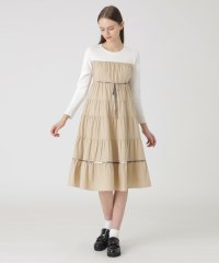 BLUE LABEL CRESTBRIDGE/ニットドッキングティアードドレス/507833539