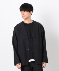 COMME CA ISM MENS/【セットアップ対応】デニムライクジャージー ノーカラージャケット/507834871