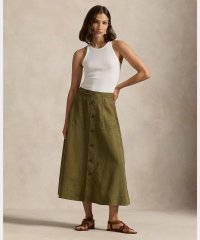 POLO RALPH LAUREN/ヘンプ Aライン ミディ スカート/507836552