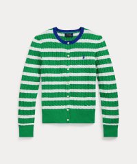 POLO RALPH LAUREN/(ガールズ 7才～16才)ストライプド ミニケーブル コットン カーディガン/507836625