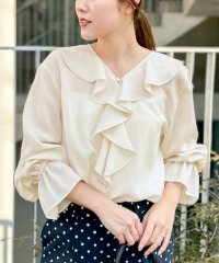 NOLLEY’S/【追加】(CLASSY5月号掲載)ラッフル衿とろみブラウス/507839187