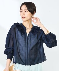 NOLLEY’S/ラッフル衿シアーブラウス/507839190