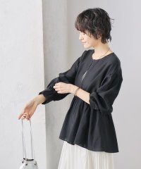 NOLLEY’S/シアーシルクペプラムブラウス/507839202