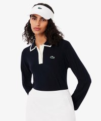 LACOSTESPORTS LADYS/ラコステ LACOSTE バイカラーポロカラーゴルフニット/507869756