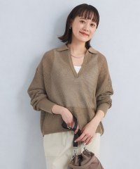 green label relaxing/メッシュ スキッパー ニット プルオーバー －ウォッシャブル－/507869791