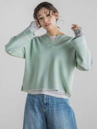 Droite Lautreamont/ドロワット ロートレアモン Droite lautreamont スリットネックニット≪手洗い可能≫/507870995