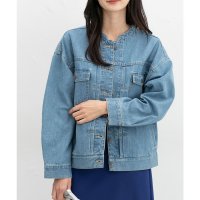 Honeys/ハニーズ Honeys マオカラーブルゾン アウター ジャンパー ブルゾン ジャケット マオカラー デニムジャケット デニム ツイル 綿100％ レディース/507871014