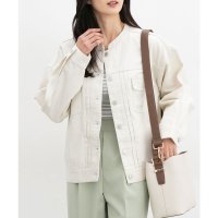 Honeys/ハニーズ Honeys マオカラーブルゾン アウター ジャンパー ブルゾン ジャケット マオカラー デニムジャケット デニム ツイル 綿100％ レディース/507871014