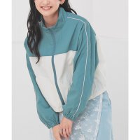 Honeys/ハニーズ Honeys 撥水加工配色ブルゾン アウター ジャンパー ブルゾン ジャケット 長袖 はっ水 撥水加工 配色 ワッシャー加工 無地 裏地付き レディー/507871025