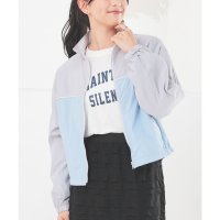 Honeys/ハニーズ Honeys 撥水加工配色ブルゾン アウター ジャンパー ブルゾン ジャケット 長袖 はっ水 撥水加工 配色 ワッシャー加工 無地 裏地付き レディー/507871025