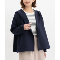 Honeys/ハニーズ Honeys きれいめフーデッドカーデ トップス カーディガン 長袖 フーデッドカーデ ストレッチ きれいめ 無地 フード付き ポケット レディース/507871054