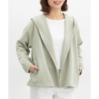 Honeys/ハニーズ Honeys きれいめフーデッドカーデ トップス カーディガン 長袖 フーデッドカーデ ストレッチ きれいめ 無地 フード付き ポケット レディース/507871054