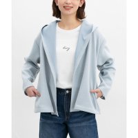 Honeys/ハニーズ Honeys きれいめフーデッドカーデ トップス カーディガン 長袖 フーデッドカーデ ストレッチ きれいめ 無地 フード付き ポケット レディース/507871054