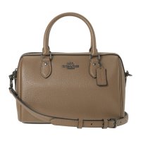 COACH/コーチ COACH ハンドバッグ リファインド ペブルレザー ローアン サッチェル CV962 QBCBD DARK STONE/507871095