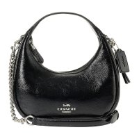 COACH/コーチ COACH ショルダーバッグ パテント レザー カルメン ミニ クロスボディ CW036 SVBK BLACK/507871096