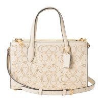 COACH/コーチ COACH ショルダーバッグ シグネチャー リベット ニーナ スモール トート バッグ CX266 IMCHK CHALK MULTI/507871124