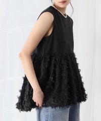ELFRANK/エルフランク ELFRANK カットジャガードドッキングカットソー【洗える】/507871249