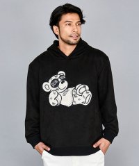 SB Select/シルバーバレットセレクト SB Select RUMSODA フェイクスウェードワッペン刺繍長袖プルパーカー/507871308