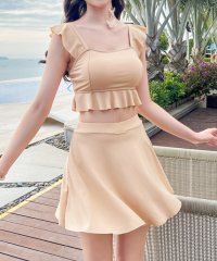 SEU/エスイーユー SEU ビスチェとフレアスカートの水着セット【返品不可商品】/507871369