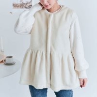KiraKiraShop/キラキラショップ KiraKiraShop ベスト《リッチエコファーペプラムジレベスト 全3色》 ［jco0057］/507871569