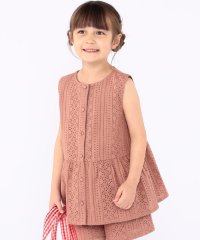 SHIPS KIDS/SHIPS KIDS:100～130cm / レース ペプラム ノースリーブ ブラウス/507871746