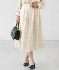 JIYU-KU（SMALL SIZE）/【カタログ掲載・セットアップ対応・洗える】ジオメトリックフラワードットプリント スカート/507871840
