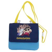 cinemacollection/シネマコレクション cinemacollection クレヨンしんちゃん クリップポケット クリップポケットショルダー付き ネイビー 新入学 マルヨシ 子ども用/507871924