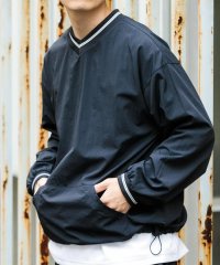 ITEMS URBAN RESEARCH/『セットアップ対応』ナイロン ラインリブ ドロストプルオーバー/507872146