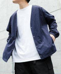 ITEMS URBAN RESEARCH/『セットアップ対応』ナイロン リングドットボタン カーディガン/507872148