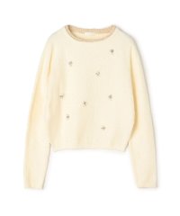 Ballsey/ビジューブークレー クルーネックプルオーバー/507872166