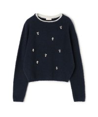 Ballsey/ビジューブークレー クルーネックプルオーバー/507872166