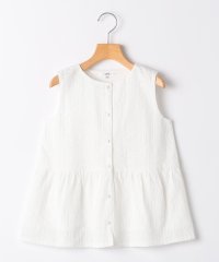 SHIPS KIDS/SHIPS KIDS:140～150cm / レース ペプラム ノースリーブ ブラウス/507872167