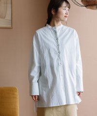 POU DOU DOU/プードゥドゥ POU DOU DOU ボタニカル比翼刺繍ロングシャツ/507872698