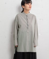 POU DOU DOU/プードゥドゥ POU DOU DOU ボタニカル比翼刺繍ロングシャツ/507872698