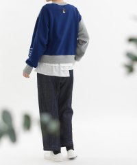 nop de nod/ノップドゥノッド nop de nod コットンリネンバックヘムロゴパンツ/507872708