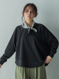 MAYSON GREY/メイソングレイ MAYSON GREY ポンチローマラグラン布帛切替プルオーバー≪洗濯機で洗える≫/507872899