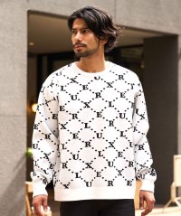 SB Select/シルバーバレットセレクト SB Select LUXE/R ジャガード長袖ニット/507872962