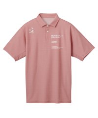 MOVESPORT/ムーブスポーツ MOVESPORT 【WEB限定】Sunscreen NIR ミニ鹿の子 ポロシャツ/507873006