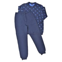 adabat/アダバット adabat アダバット adabat ルームウェア 部屋着 パジャマ セットアップ ナイトウェア 長袖 メンズ グレー ネイビー 0240－95/507873036