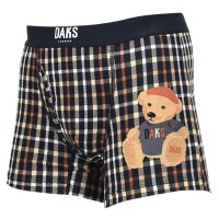 DAKS/ダックス DAKS ダックス DAKS ボクサーパンツ 下着 インナー アンダーウェア メンズ 前閉じ LL メンズ下着 男性 ブラック グレー ネイビー レッ/507873052