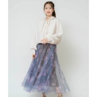 Noela/ノエラ Noela フラワースタッズチュールスカート/507873300