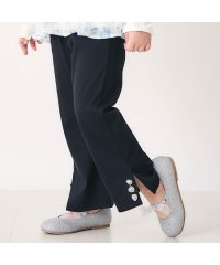 apres les cours/ハートボタンフレアパンツ  9分丈/506882816
