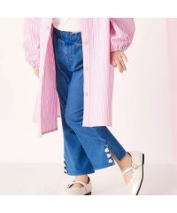 apres les cours/ハートボタンフレアパンツ  9分丈/506882816