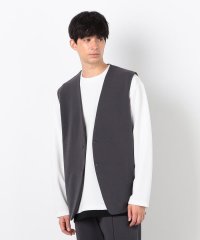 COMME CA ISM MENS/【セットアップ対応】綿混ダンボールニット ジレ/507834869